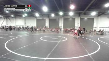 65 lbs Round Of 16 - Alonzo Castano, College Prep Wr Ac vs Kate Hubbard, Ganado WC