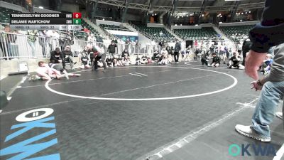 65 lbs Rr Rnd 3 - Tennesselynn Goodner, NW Girls vs Delanie Wartchow, SW Girls