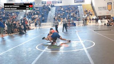 175 lbs Quarterfinals (8 Team) - Mason Pauliot, Hernando vs Micah Wittenberg, Cocoa Beach