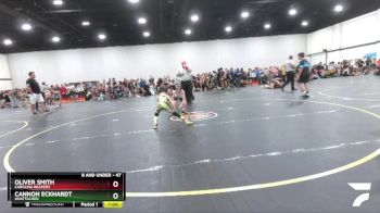 47 lbs Round 1 - Oliver Smith, Carolina Reapers vs Cannon Eckhardt, Unattached