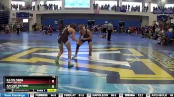113 lbs Champ. Round 2 - Kayden Daring, Columbia City vs Rj Coldren, LIBERTY-BENTON