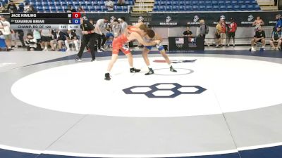 132 lbs Champ. Rd Of 128 - Jace Kimling, Michigan vs Tavarius Briar, Illinois