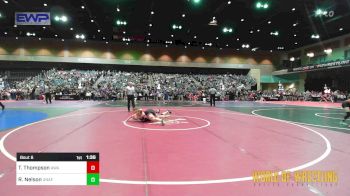 136 lbs Round Of 16 - Taylor Thompson, Apex Wrestling Academy vs Rachel Nelson, Unaffiliated