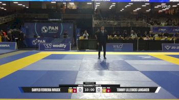 Danylo Ferreira Wruck vs Tommy Lilleskog Langaker 2026 Pan Jiu Jitsu IBJJF Championship