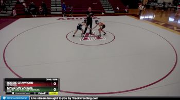 77 lbs Cons. Semi - Kingston Gardas, Mounds View Mustangs Wrestling Club vs Robbie Crawford, Minnesota