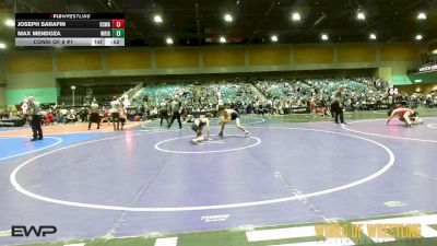 108 lbs Consi Of 8 #1 - Joseph Sarafin, Red Star Wrestling Academy vs Max Mendoza, Wright Wrestling Academy