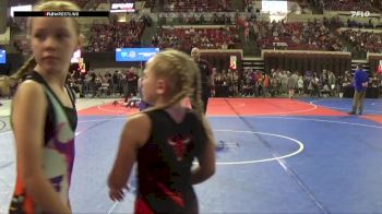 69 lbs Champ. Round 1 - Adelynn Bumgarner, Butte Wrestling Club vs Avante` Sisneros, Riverton USA Wrestling