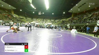 177 lbs Consi Of 16 #1 - Carlos Navarro, Selma vs Mark Nicholson, Tehachapi