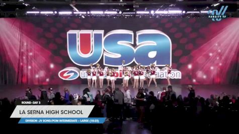 La Serna High School - JV Song/Pom Intermediate -- Large (10-23) [2023 JV Song/Pom Intermediate -- Large (10-23) Day 3] 2023 USA Spirit & Junior Nationals/Collegiate Championships