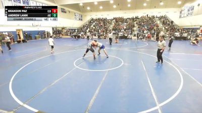 215 lbs Champ. Round 2 - Andrew Lanik, Anza vs Brandon Paz, Cerritos