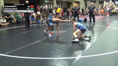 95 lbs Round 5 (6 Team) - Braylon Butts, NC National Team Gold vs Elijah Merritt, RWA