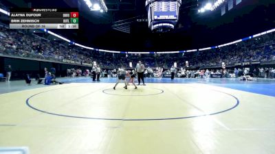118 lbs Round Of 16 - Alayna Dufour, Dubois vs Brin Zehmisch, Butler