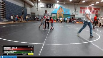 44 lbs Round 5 - Camilla Vargo, Stratford Knights vs Dresden Deane, Hard Rock Rams