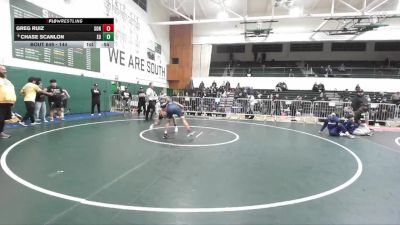 144 lbs 3rd Place Match - Greg Ruiz, Sonora (La Habra) vs Chase Scanlon, El Dorado (Placentia)