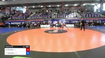 116 lbs Round Of 32 - Kali Christie, University Of Saint Mary vs Tess Barnett, Corban