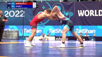97 kg 1/4 Final - Andro Margishvili, Georgia vs Tanner Ryan Sloan, United States