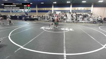 190 lbs Round Of 32 - Landon Weaver, Mountain Lion WC vs Olukolade Gbadebo, No Mercy WC