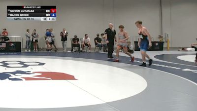 65 kg Cons. Rd Of 16 - Gideon Gonzalez, New Jersey vs Daniel Green, Billings Wrestling Club