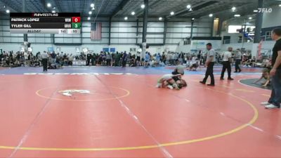 120 lbs Allday - Patrick Lopez, WAXHAW WRESTLING vs Tyler Gill, GROUND UP USA