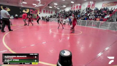 190 lbs Cons. Semi - Alessandra Granados, Garden Grove vs Scarlet Strike, El Toro