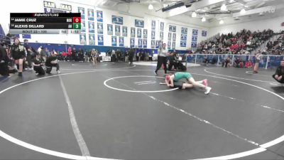 105 lbs Champ. Round 1 - Alexis Dillard, Aliso Niguel vs Jamie Cruz, Northview