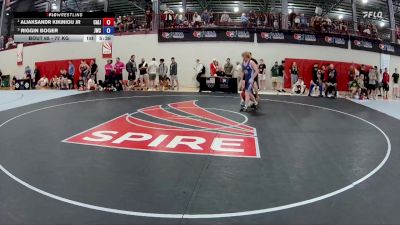 77 kg Cons. Semis - Aliaksandr Kikiniou Jr, California vs Riggin Boger, Jackrabbit Wrestling Club