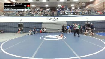 47 lbs Quarterfinal - Ryder Zerga, Challis Blackheart Wrestling Club vs Jaxon Fox, Hawk Wrestling Club