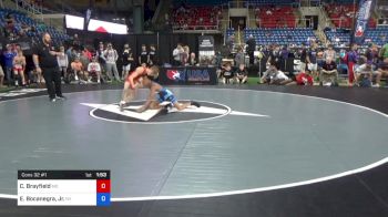 94 lbs Cons 32 #1 - Caden Brayfield, Missouri vs Eric Bocanegra, Jr., New York