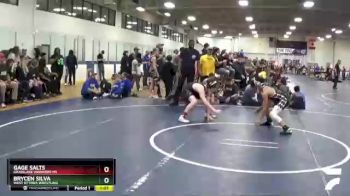 119 lbs Quarterfinal - Gage Salts, Grasslake Warriors MS vs Brycen Silva, West Ottawa Wrestling