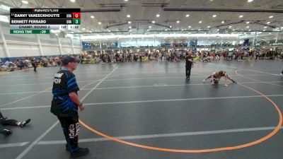 113 lbs Champ. Round 2 - Bennett Ferraro, Unattached vs Danny Vaneeckhoutte, Unattached