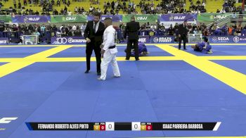 Isaac Parreira Barbosa vs Fernando Roberto Alves Pinto 2025 Brasileiro Jiu-Jitsu IBJJF