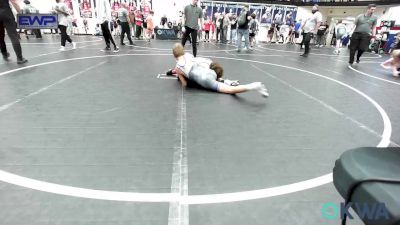 106 lbs Rr Rnd 2 - Cale Mcgee, Team Nomad vs Jett Kreke, Choctaw Ironman Youth Wrestling