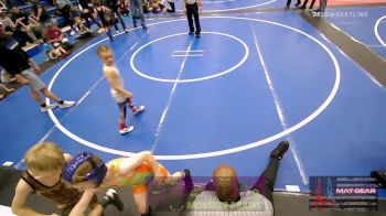 58 lbs Round Of 16 - Hudson Smith, Salina Wrestling Club vs Karver Harrall, Hinton Takedown Club