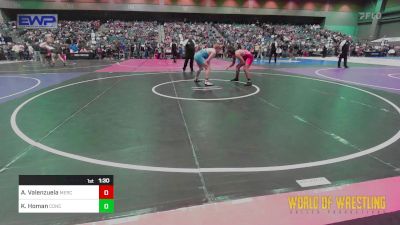 182 lbs Round Of 16 - Angel Valenzuela, Merced Bears WC vs Kage Homan, Concede Nothing