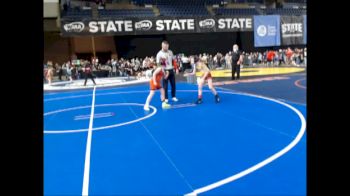 78 lbs Cons. Round 2 - Jordan Irwin, White River Hornets Wrestling Club vs Catherine Vance, Rainier Junior Wrestling Club