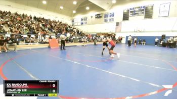 113 lbs Champ. Round 1 - Kai Randolph, Mira Costa High School vs Jonathan Lee, Sunnyhills HS