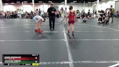 100 lbs Round 5 (8 Team) - Gavin Rodriguez, PA Alliance vs Stanton Cordts, Black Fox Wrestling