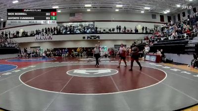 285 lbs Round 1 (16 Team) - Nick Morrell, Social Circle vs Javonte Cummings, McIntosh County Academy