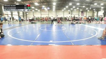 80 lbs Round Of 16 - Brooks Gilson, NC Gold - MS vs Nico Schneider, TDWC Maniacs Blue - MS