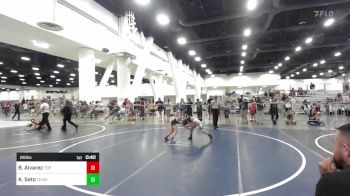 65 lbs Consi Of 8 #2 - Bryan Alvarez, Top Rank vs Kingston Sato, Team Aggression