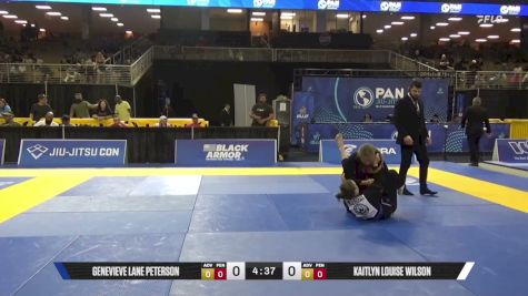 Kaitlyn Louise Wilson vs Genevieve Lane Peterson 2026 Pan Jiu Jitsu IBJJF Championship