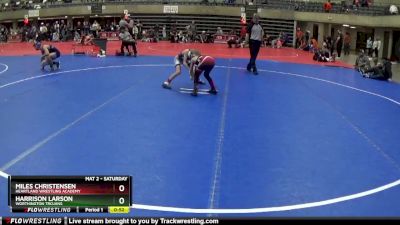 70 lbs Semifinal - Harrison Larson, Worthington Trojans vs Miles Christensen, Heartland Wrestling Academy