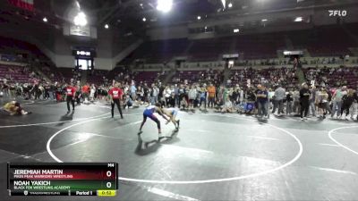 88 lbs Cons. Round 3 - Noah Yakich, Black Fox Wrestling Academy vs Jeremiah Martin, Pikes Peak Warriors Wrestling