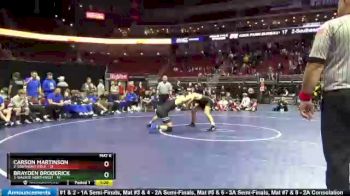 160 lbs Semis - Carson Martinson, 2-Southeast Polk vs Brayden Broderick, 3-Waukee Northwest