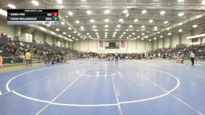 174 lbs 5th Place Match - Aiden Poe, Niagara County Community College vs Gavin McLaughlin, Brockport