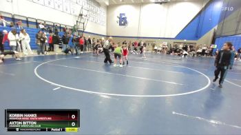 85 lbs Quarterfinal - Korbin Hanks, Mountain Ridge Youth Wrestling vs Axton Bitton, Charger Wrestling Club