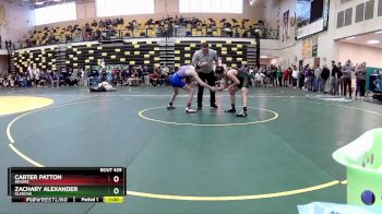 120 lbs Cons. Round 4 - Carter Patton, REVERE vs Zachary Alexander, GLENOAK