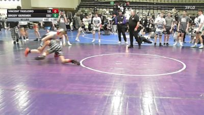 93 lbs Quarterfinal - Vincent Tigeleiro, Taylor Hammers - MSC vs Brody Geremek, Estebuilt WC - MSC