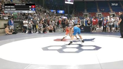 126 lbs Cons. Rd Of 128 - Dylan Hall, MO vs Caleb Jones, OK