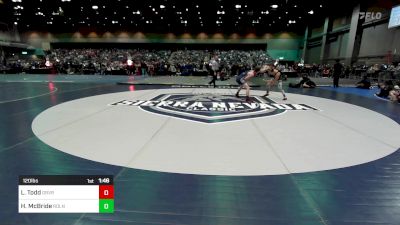 120 lbs Round Of 64 - Lucas Todd, Green River vs Hunter McBride, Ridgeline